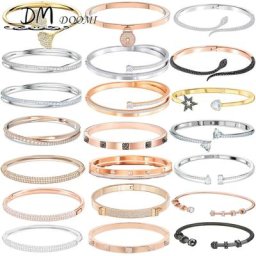 Swa – Bracelet de haute qualité pour femmes bijou de mode autrichien Simple ouvert et fermé