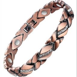 Bracelet Incrusté Magnétique Rétro pour Femme Bijoux de Loisirs Sains 03/loisirs
