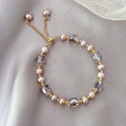 Bracelet de perles d'eau douce naturelles pour femmes accessoires d'été pour filles taille