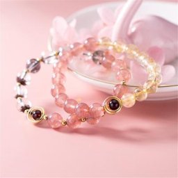 Bracelet en Citrine naturelle pour femme cristal fantôme vert argent S925 bijoux de
