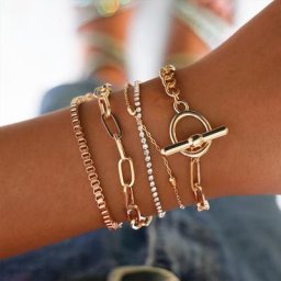 Bracelet en cristal optique pour femme ensemble de bijoux punk JOOT géométrique bohème cadeau de