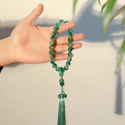 Perles de pierre flottantes pour hommes et femmes bracelet à pampilles collier tibétain