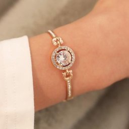 Zunderes-Bracelet de luxe élégant pour femme bijoux fantaisie accessoires pour mariée cadeau de