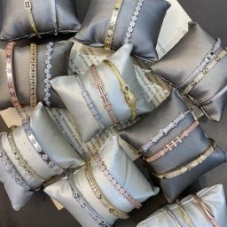 Bracelets à breloques de luxe pour femmes et filles coeur en cristal bracelets ouverts bijoux