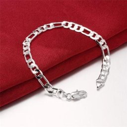 Bracelet géométrique classique en argent sterling 925 pour femmes haute qualité bijoux pour fête