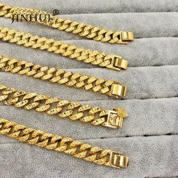 Jin Hui-Bracelet Africain Éthiopien pour Homme et Femme Couleur Or Ornement de ix Cadeaux de Luxe