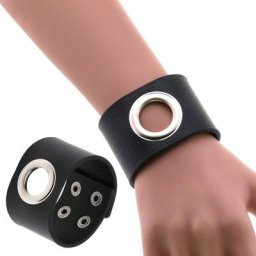 Bracelet en cuir pour hommes à la mode large manchette Vintage Punk bijoux accessoires Emo
