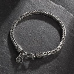 Bracelet en Acier Inoxydable de Style Viking pour Homme Accessoire de Poignet de Style Rétro