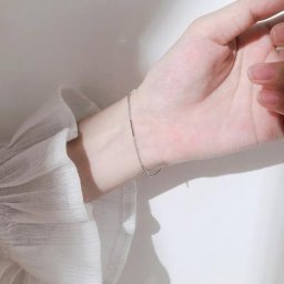 Délicat Mince JOBracelet Pour Femme Anti-Connect 925 Sterling Argent Minimaliste Bracelet Femme