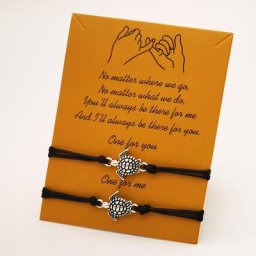 Bracelets unisexes à ULréglable pour femmes et filles tortue de mer tortue cocu tournesol