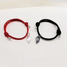 Bracelet à distance magnétique tressé pour les amoureux ULde bateau de chia assortie bijoux