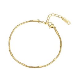 Bracelet en os de serpent à nœuds multiples pour femme nouveau Design en acier inoxydable