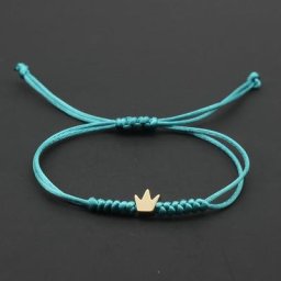 Bracelet couronne en ULtressée à la main pour hommes et femmes bracelets porte-bonheur réglables