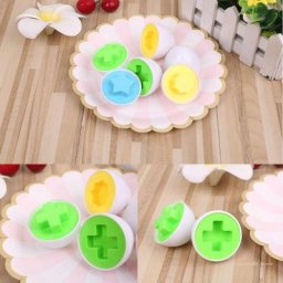 Jouet pour enfants Y4UD Puzzle en forme d'œufs apprentissage de la sagesse fête en cuisine 6