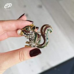 Broche Créative en Perles Sella Corsage Animal Manteau Pull Revers pour ixde Mariage Bijoux
