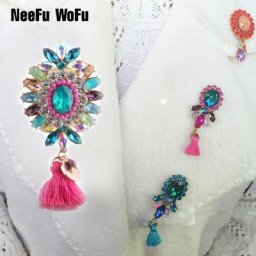 NeeFu WoFu-Broche de col avec pompon pour femme décoration en biscuits ananas bijoux 2023