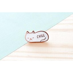 Broche d'émail de chat froid // épingle d'émail/épingle de cloisonnement/épingle de chat dormant