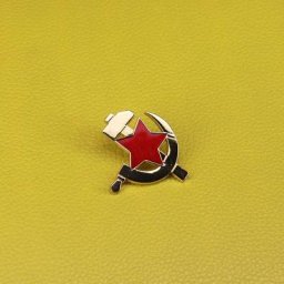 Insigne du communisme soviétique pour hommes broche étoile rouge URSS broche faucille et marteau