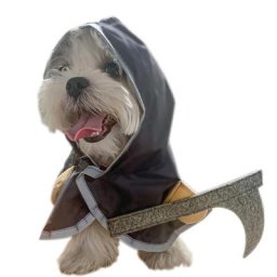 Costume d'Halloween Lavable pour Animal de Compagnie Vampire Everak avec Chapeau