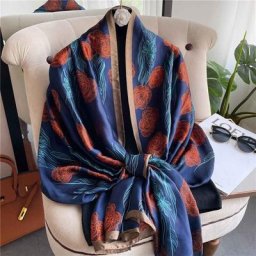 Écharpe de Marque de Luxe pour Femme Foulard Hijab Sac de Sauna Nouvelle Collection