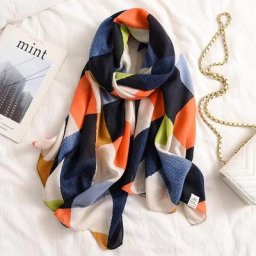 Écharpes léopard pour femmes châles Pashminas doux hijab musulman imprimé animal marque de luxe
