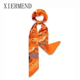 Petits foulards en soie pour femmes nouvelle collection printemps-automne décoration ruban pour