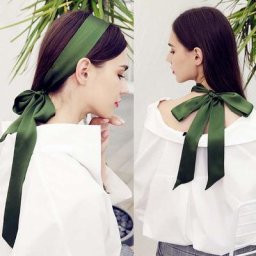 Écharpe en Satin Pur pour Femme Petit Col Long Foulards pour Cheveux Sangle de Sac Mouchoirs de