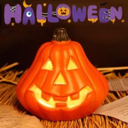 Lampe citrouille d'halloween jack-o-lantern à Led 20CM lanterne créative décoration de jardin