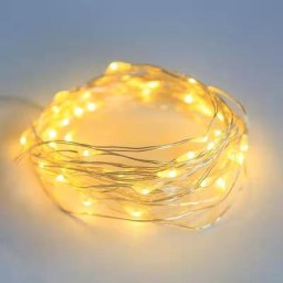 Guirxiété lumineuse LED en fil de cuivre lumières dégradées décoration d'arbre de Noël extérieur