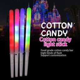 Bâtons Lumineux en Coton à LED Bâton en Mousse Multi-Documents Baguettes Lumineuses Bâtons