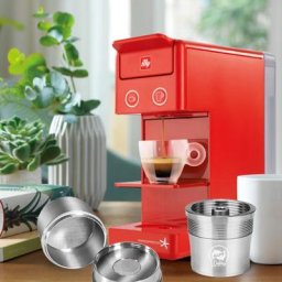Filtre à café réutilisable en acier inoxydable pour machine illy 3.2 capsule tasse dosette
