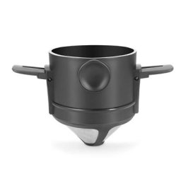 Porte-filtre à café réutilisable en acier inoxydable outil goutteur de café