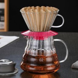 Goutteur de café Crystal Eye Wave filtre à café cafetière plat astronomique pour une uniformité