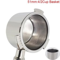 Mir à café adapté au porte-filtre sans fond tasseur Pound Tampers cafetière 4 tasses 2 tasses 1