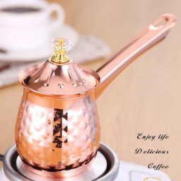 Cafetière turque domestique avec longue poignée petit pot grec pichet à mousser le lait pot à