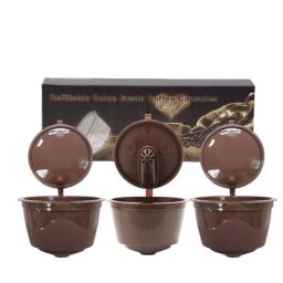 Capsules de café rechargeables pour tous les jours 3 pièces filtre réutilisable tasse pour café