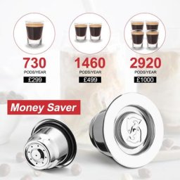 Icafilas-Capsules de café réutilisables en acier inoxydable dosette expresso crème tasse illable