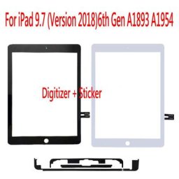 Lot de 10 écrans tactiles en verre pour iPad 9.7 6e génération A1893 a194 Version 2018