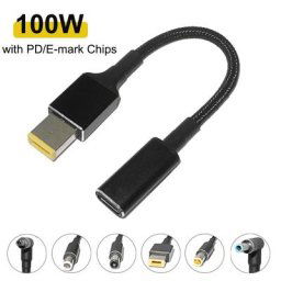 Câble de charge rapide USB Type C femelle vers 100x5.5 2.5x7.9 5.5x4.5 3.0x7.4 adaptateur