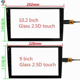 10.1 pouces 2.5D verre tactile P/N RY090553G-R1 C.FPC.090WT1165AV01 090WT3126 lecteur DVD de voiture