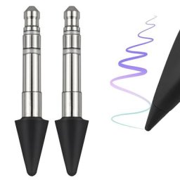 Pointes de rechange pour stylet à écran tactile 2.5cm 2 pièces pointe de stylet capacitif haute