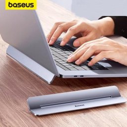 Baseus – support d'ordinateur Portable pour MacBook Air Pro réglable en aluminium support pliable