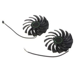 2Pcs 95mm PLD10010B12HH 4Pin 12V 0.4A VGA Ventilateur Ventilateur de Carte Graphique pour MSI