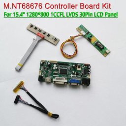 Kit de carte contrôleur d'écran LCD pour clavier 15.4 pouces VGA DVI 1280x800 LVDS 30 broches