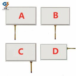 7 pouces P/N 4pin ZCR-1674-2 4 fils indésirable tive écran tactile Hébergements eur capteur panneau