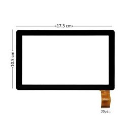 Écran tactile de remplacement 7 pouces pour Uniscom MZ82 capteur en verre