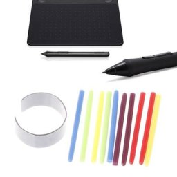 Wacom – tapis de dessin graphique en bambou 10 pièces stylets Standard avec plumes
