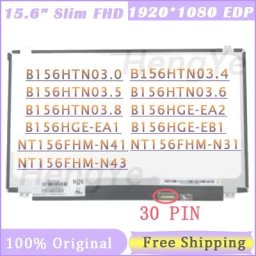15.6 ""NT156FHM-N41 d'écran d'affichage à cristaux liquides NT156FHM N41 N31 B156HTN03.0 B156HTN03.4