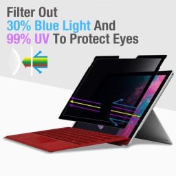 Protecteur d'écran de confidentialité pour Surface Pro 7 6 5 Film de protection Anti-espion