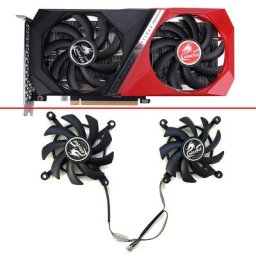 Ventilateur de refroidissement de carte vidéo 2 pièces 85MM 4 broches pour GeForce RTX 3060 Ti